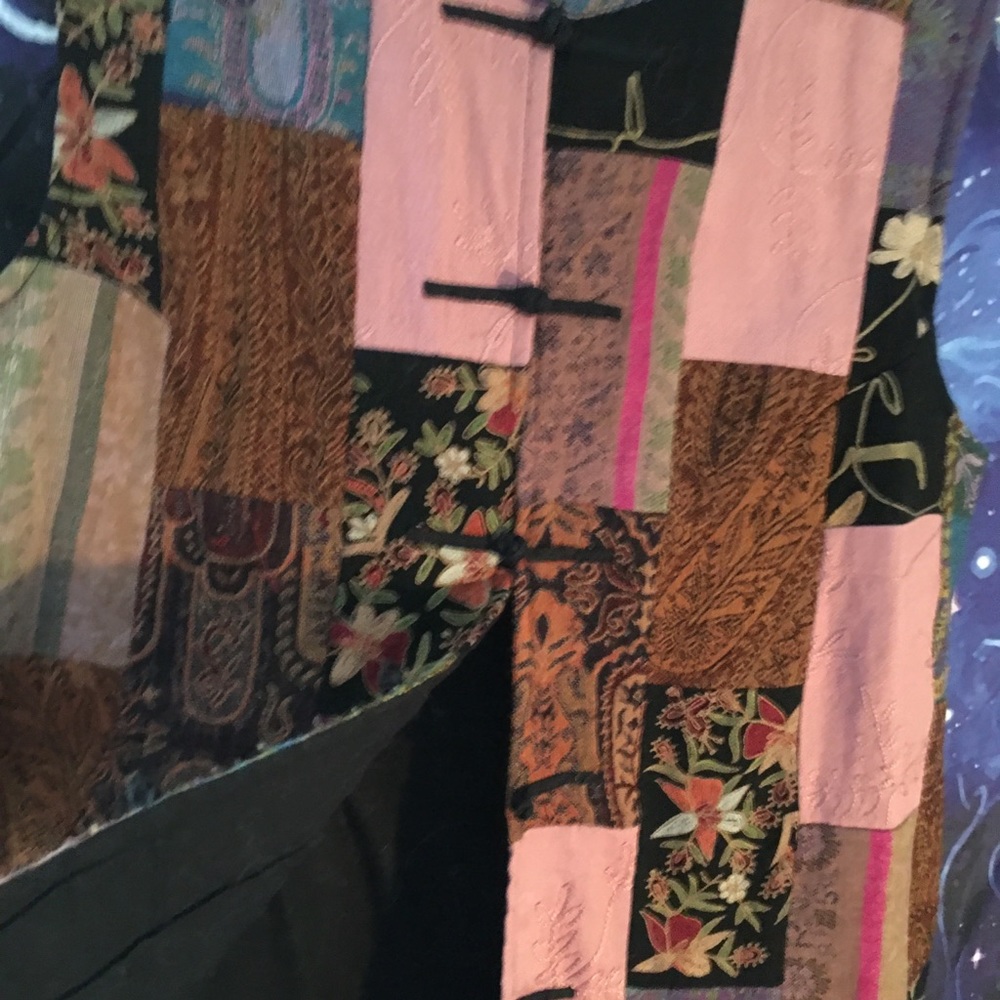 Coldwater Creek Patchwork Vest - Picture 5 of 5